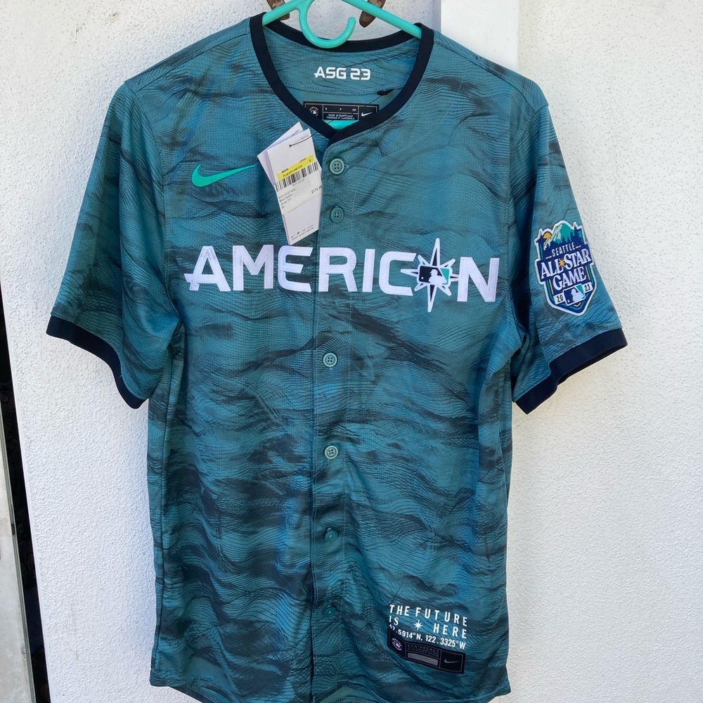 NWT Men's Nike MLB Allstar Seattle 2023 American Jersey (Small)